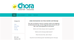 Desktop Screenshot of chora-shk.de